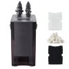 396GPH Canister Filter, 4-Stage External Aquarium Filter with Powerful Pump