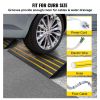 Curb Ramp, 2 Pack, 2.6" Rise, Rubber Driveway Ramps, Heavy Duty 33069 lbs Weight Capacity Threshold Ramp