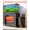 396GPH Canister Filter, 4-Stage External Aquarium Filter with Powerful Pump