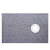 Shower Curb Kit, 38"x60" Watertight Shower Curb Overlay with 4" ABS Offset Bonding Flange, 4" Stainless Steel Grate